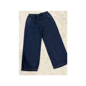 Zara Baggy Wide Leg Jeans with Drawstring - Size Large (EUC)